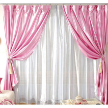 Satin de haute qualité Satin de haute qualité Préparé Bleyout Window Curtain Salon Room